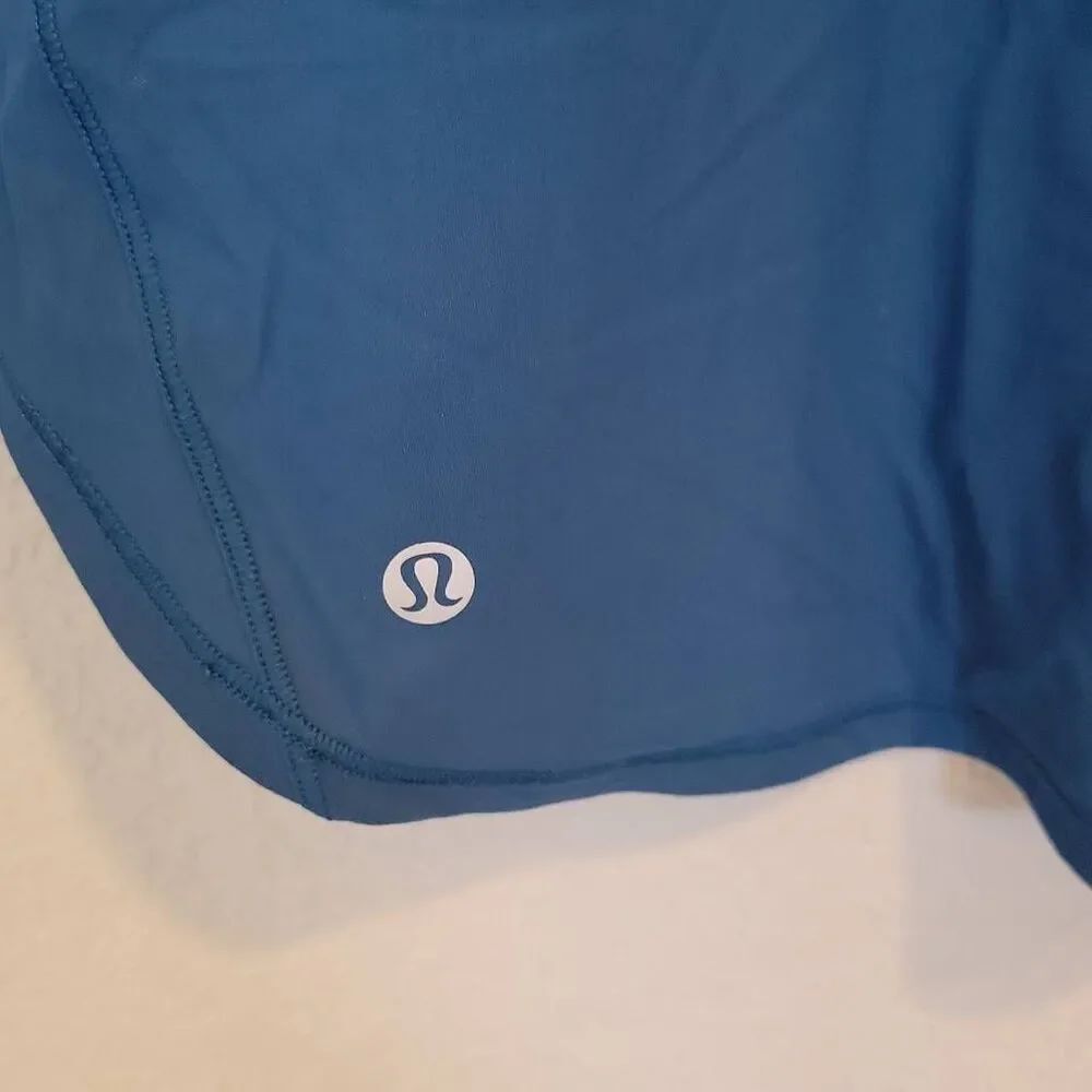 Lululemon Blue Tank Mesh Racerback Size 6 - Picture 3 of 5